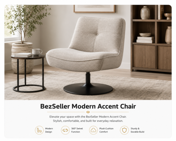 BezSeller Modern Accent Chair